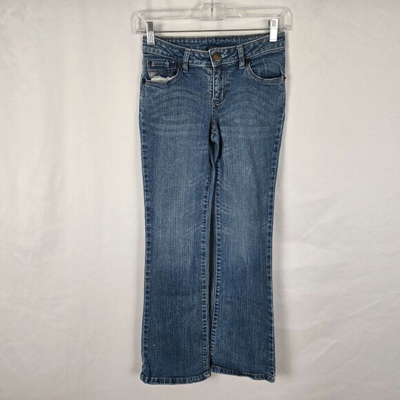 Zana Di Jeans Girl's 12 Blue Medium Wash Straight Leg - Picture 1 of 16
